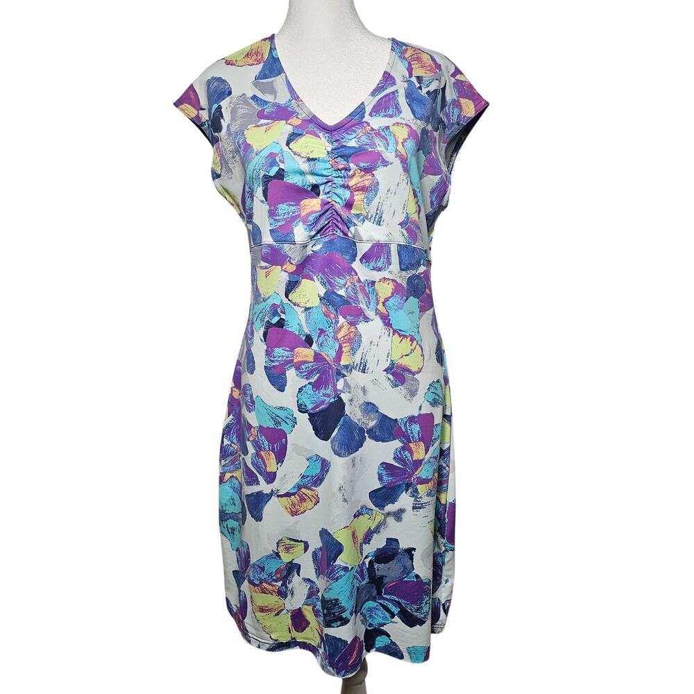 Title Nine Diamalete Daring Athletic Dress Summer Bermuda Multi Size M (8-10)